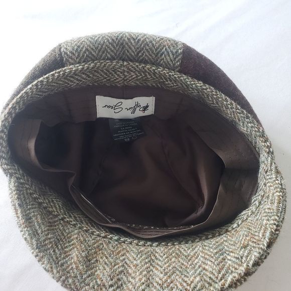 Puffin Gear Wool Green Baker Boy Cap - Picture 7 of 9